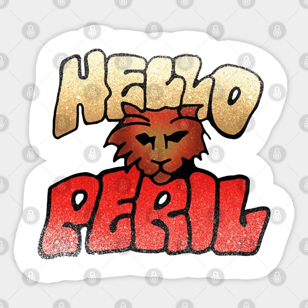 hello peril logo Sticker by marcusdevries